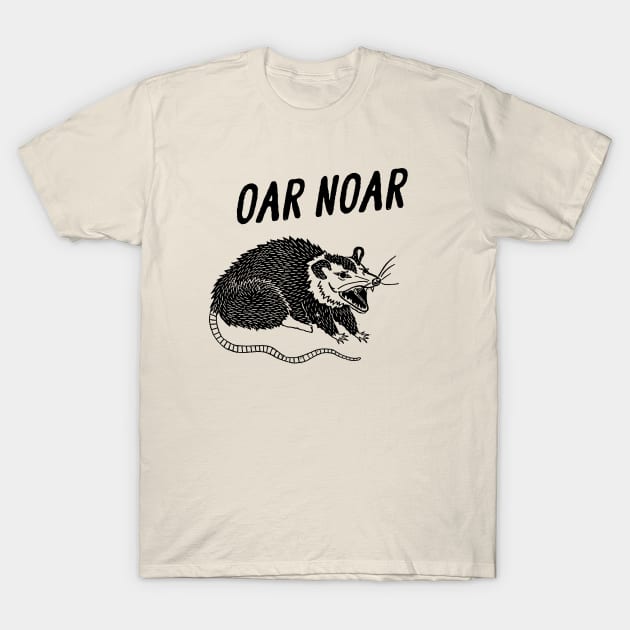 Australian Opossum Oh No, Oar Noar, Possum T Shirt, Weird Opossum T Shirt, Meme T Shirt, Trash Panda T Shirt, Unisex T-Shirt by CamavIngora